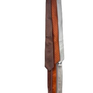 Richel Brown and Orange Tie Collection Accessories NWT